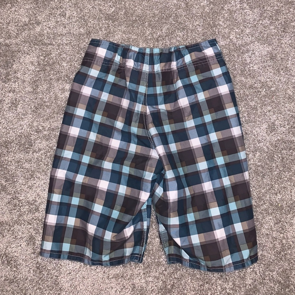 H&M Boys Plaid Swim Trunks size 12-14Y - Picture 5 of 5